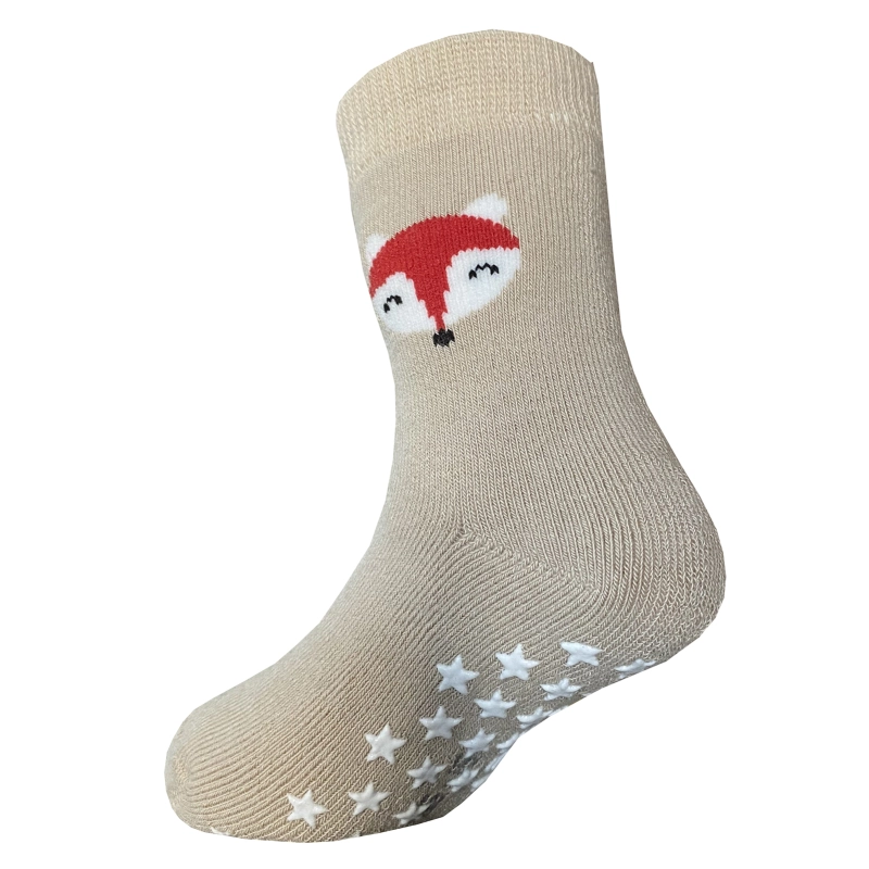 Yalion Long Socks Kids Baby Socks (3 Pair) Anti Slip Socks for Boys Girls (Pouch) Different Cute Patterns