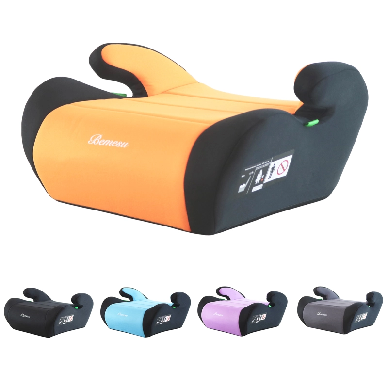 Bemesu Children's Car Booster Seat, ECE R 129 Three-Point Safety Belt, Easy to Carry and Easy to Install, 125-150 cm, 6-10 Years