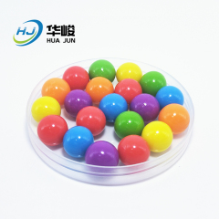 Contas redondas soltas opacas acrílicas de cor sólida de 6 mm-25 mm sem furo