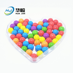 Contas redondas soltas opacas acrílicas de cor sólida de 6 mm-25 mm sem furo