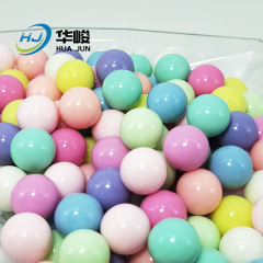 Contas redondas soltas opacas acrílicas de cor sólida de 6 mm-25 mm sem furo