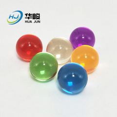 6mm-25mm Colored Transparent Plastic Ball Beads without Holes