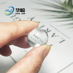 Grânulos acrílicos redondos transparentes polidos de alta qualidade sem furos