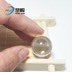 Grânulos acrílicos redondos transparentes polidos de alta qualidade sem furos