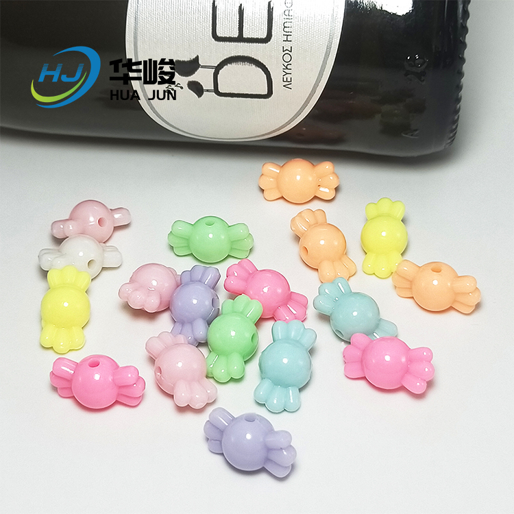Cuentas acrílicas de caramelo de 16*8mm para hacer joyas DIY