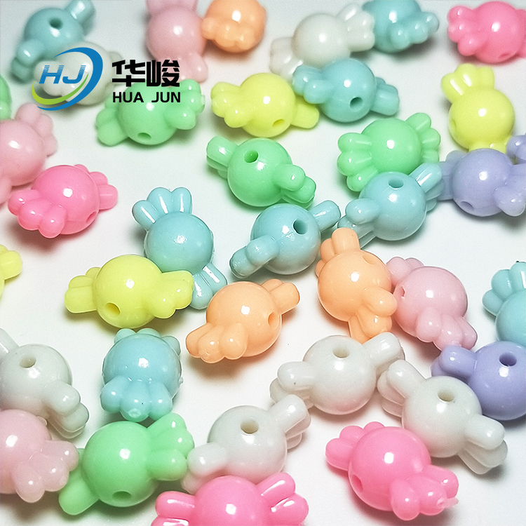 Cuentas acrílicas de caramelo de 16*8mm para hacer joyas DIY