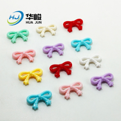 34*20MM Colored Acrylic Straight Hole Star Butterfly Bow Beads