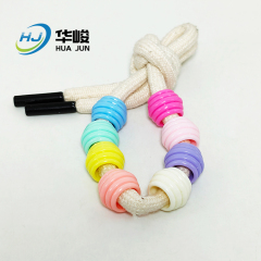 14*10mm Acrylic Large Hole Threaded Barrel Beads for Braided Hair And Shoe Laces