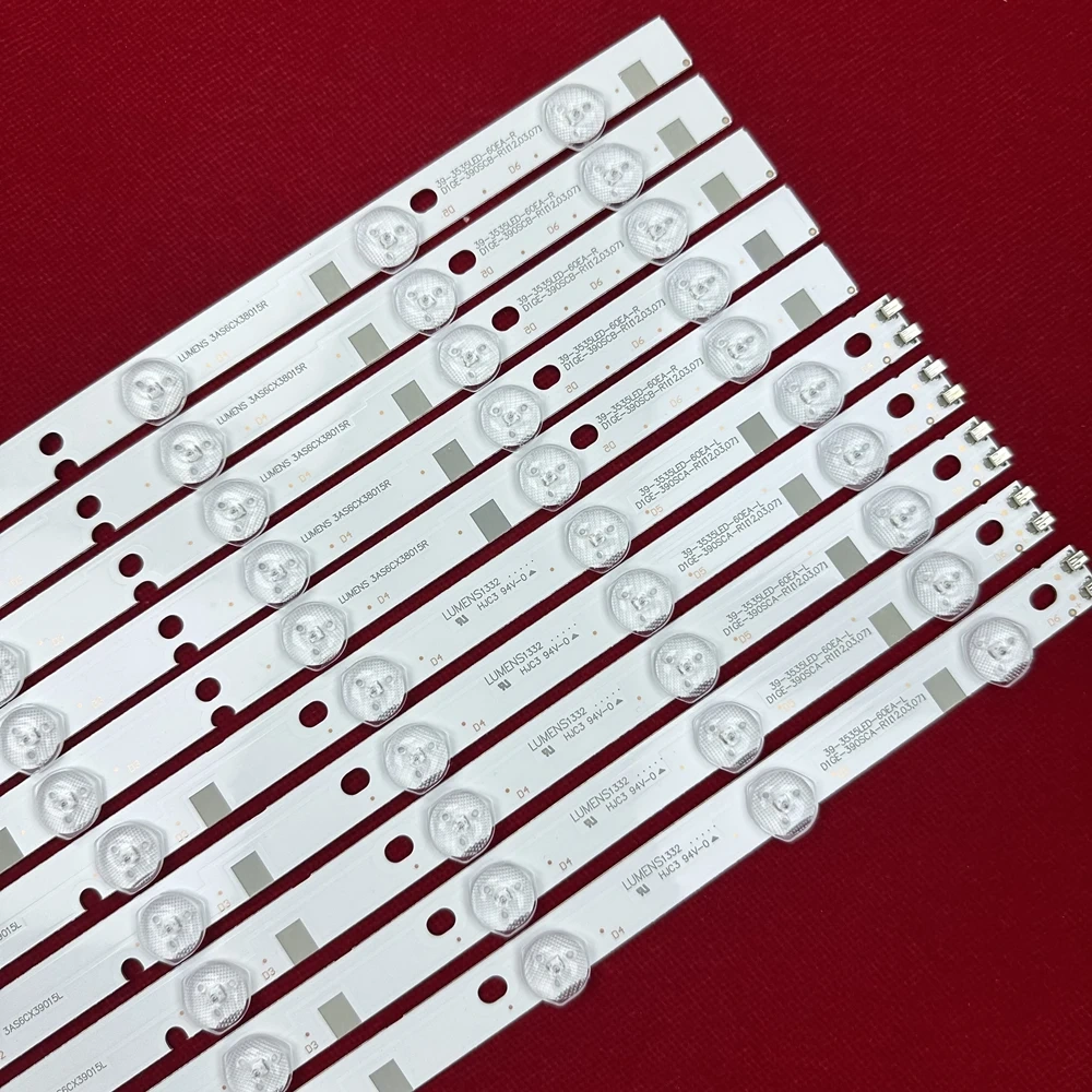 5/8Sets LED Backlight For UN39FH5000FXZA Un39fh5030 UN39EH5003 D1GE390SCBR1 UN39FH500F UA39EH5003R UN39FH5003 39-3535LED-60EA-L
