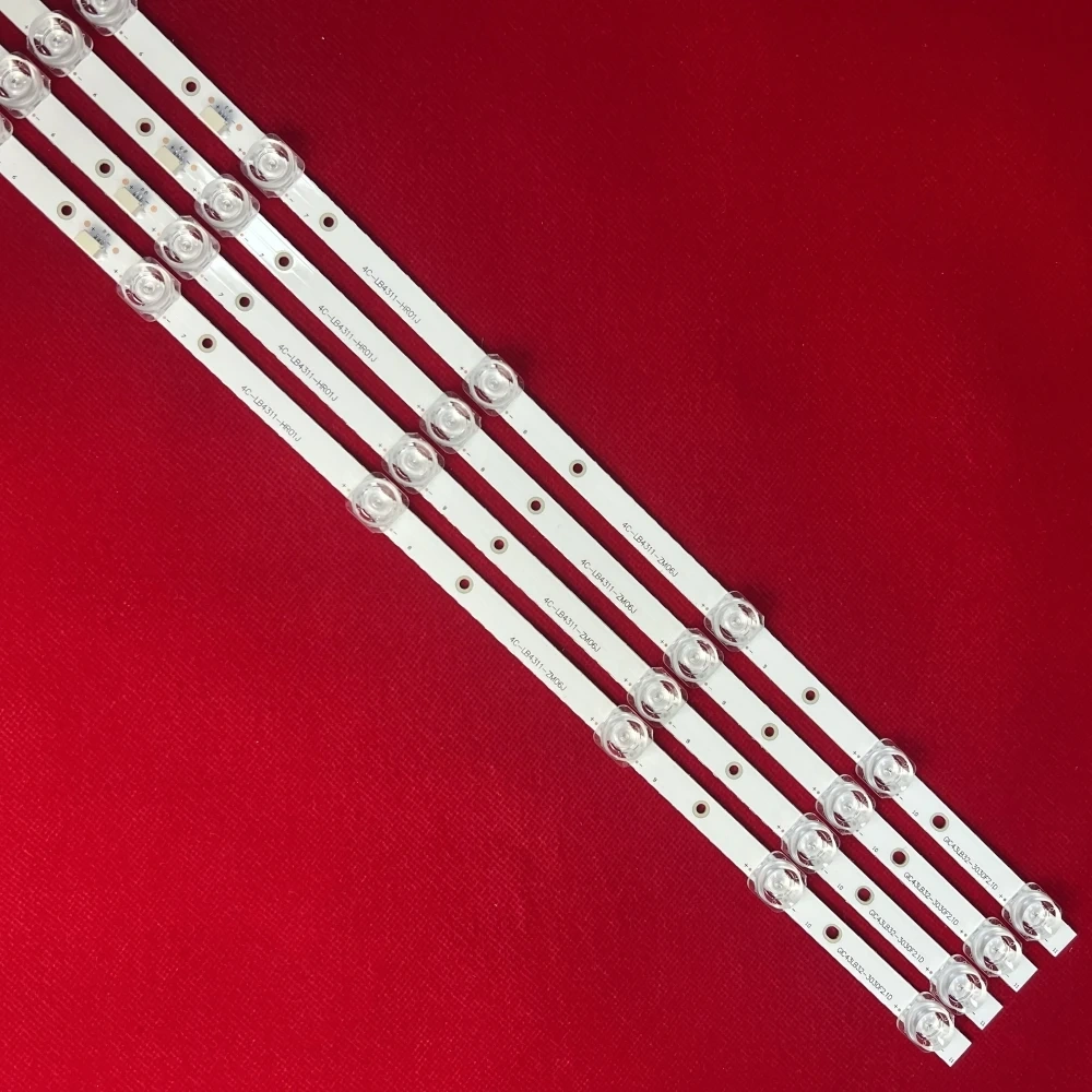 10set=20pcs LED backlight bar For TCL 43S6500FS 43S6500 43S423 43S421 43s5300 Thomson 43UD6426 4C-LB4311-HR01J ZM05J