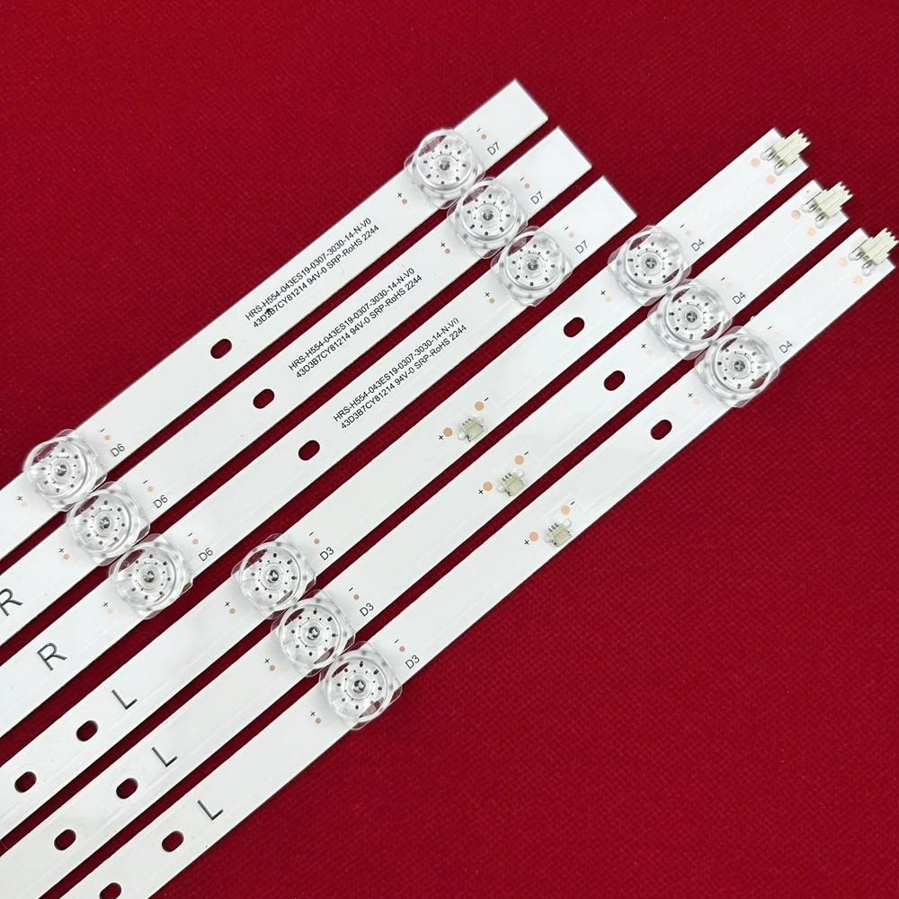 5/10Sets NEW LED Backlight Strip For AOC 43PFG6825/78  43PFG6825 HRS-H554-043ES19-0307-3030-14-N-V0