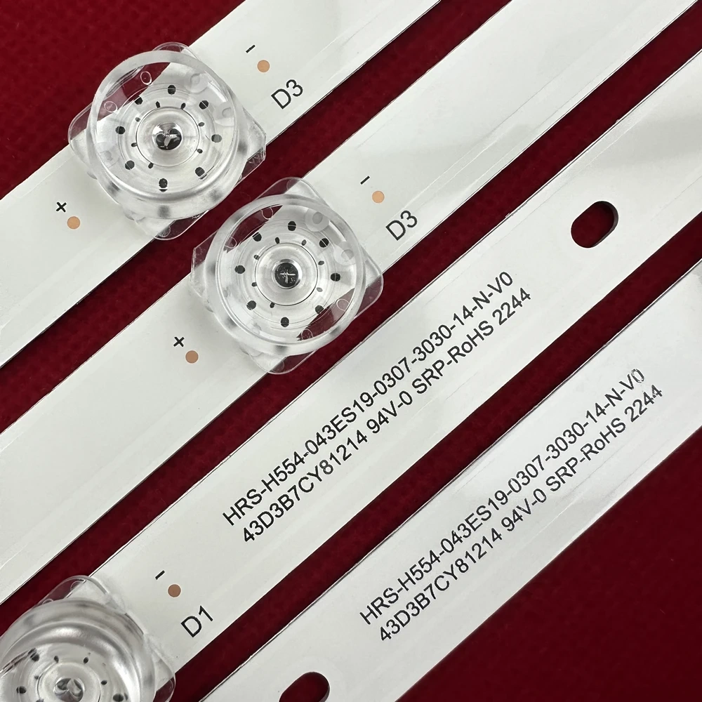 5/10Sets NEW LED Backlight Strip For AOC 43PFG6825/78  43PFG6825 HRS-H554-043ES19-0307-3030-14-N-V0