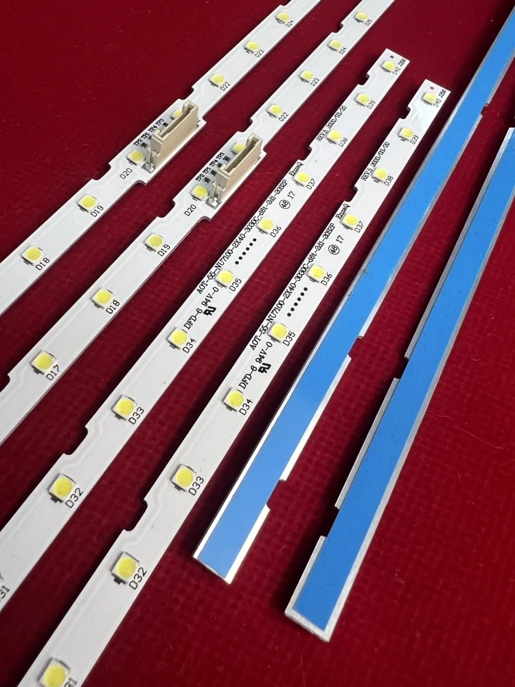 10/20/30Sets LED Backlight strip for Samsung 55"TV UE55NU7300U UN55NU7300 Un55NU7090 HG55NJ678U UE55NU7120 UN55NU6950 UN55NU7100