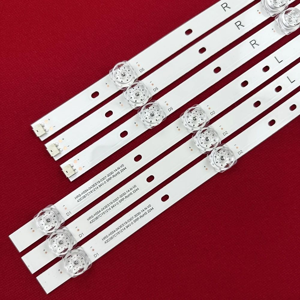 5/10Sets NEW LED Backlight Strip For AOC 43PFG6825/78  43PFG6825 HRS-H554-043ES19-0307-3030-14-N-V0