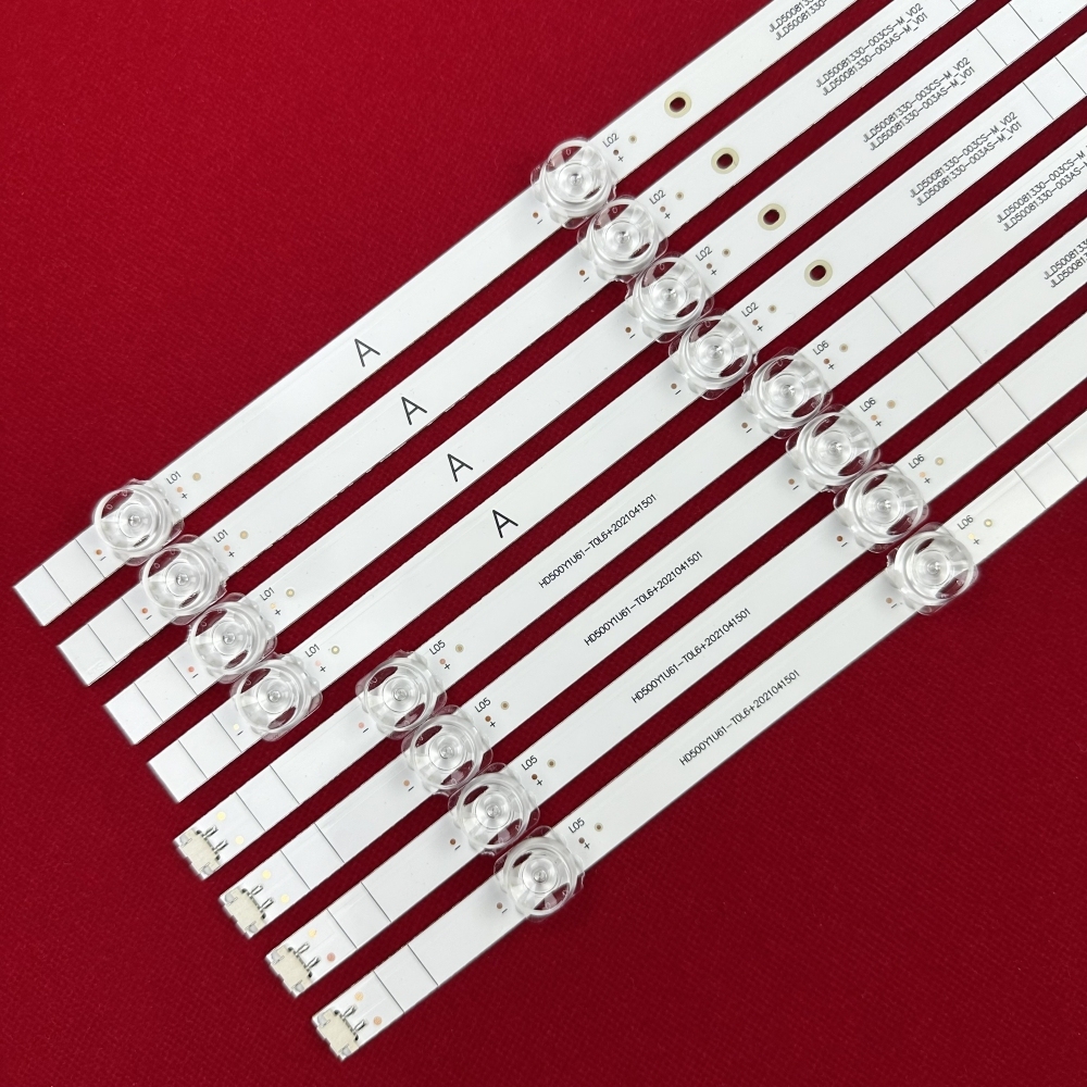 8Kits 8leds LED Backlight Strip For 50C350KB 50c350 50E3G 50E3F 50H55E JL.D50081330-003CS-M-V02
