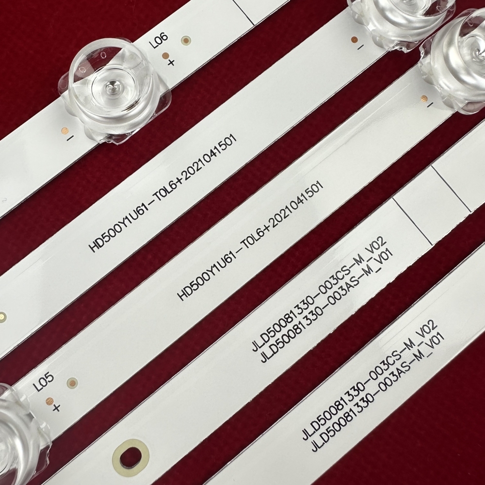 8Kits 8leds LED Backlight Strip For 50C350KB 50c350 50E3G 50E3F 50H55E JL.D50081330-003CS-M-V02