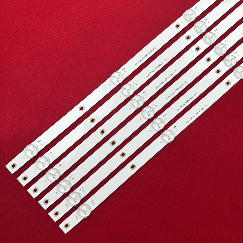 50PCS  LED bar 5LED for Ph 32inch Tv 32PHG5813/78 32PHG5813 CEJJ-LB320Z-5S1P-M3030-F-2