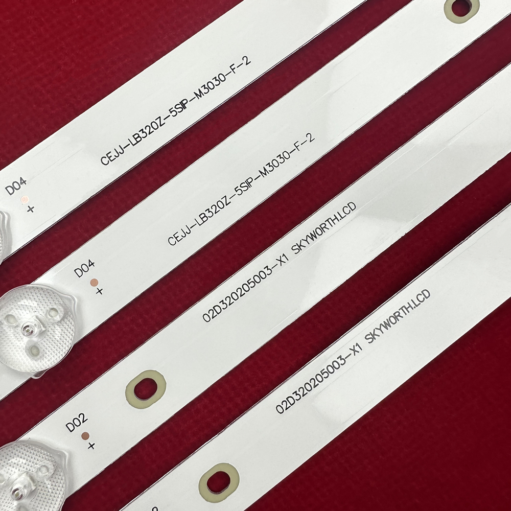 50PCS  LED bar 5LED for Ph 32inch Tv 32PHG5813/78 32PHG5813 CEJJ-LB320Z-5S1P-M3030-F-2