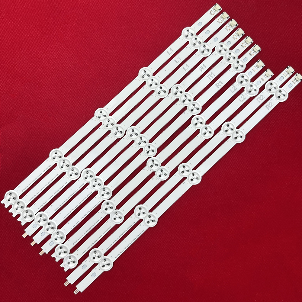9Kits For 42LN540 42LN5400 42LA620V 42LA6218 42LA621S 42LA6200 LED Bars Backlight Strips Line Ruler 42" ROW2.1 Rev 0.01 L1 R1 R2 L2