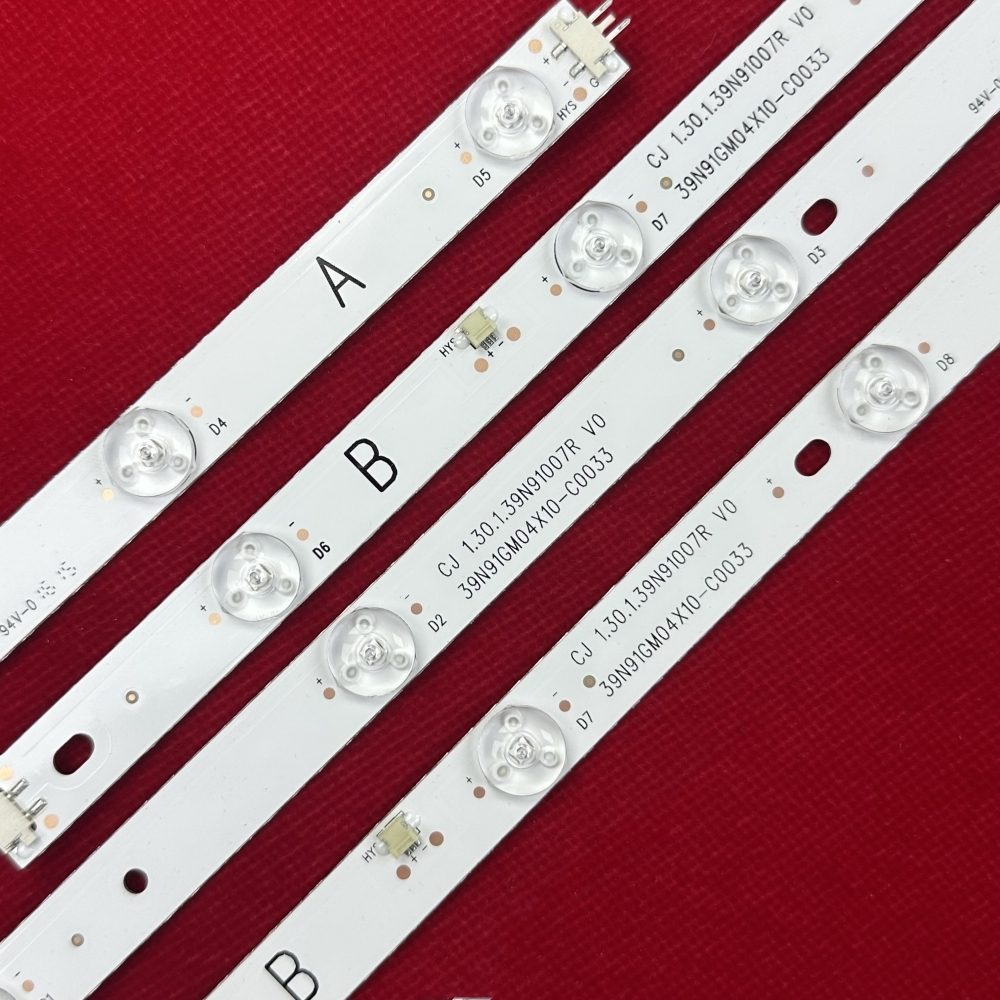 10Sets LED Backlight strip For Ph39n91 Ph39n91dsgw Ph39e31 39N91GM04X10-C0081 CJ 1.30.1.39N91008R V0 4pcs