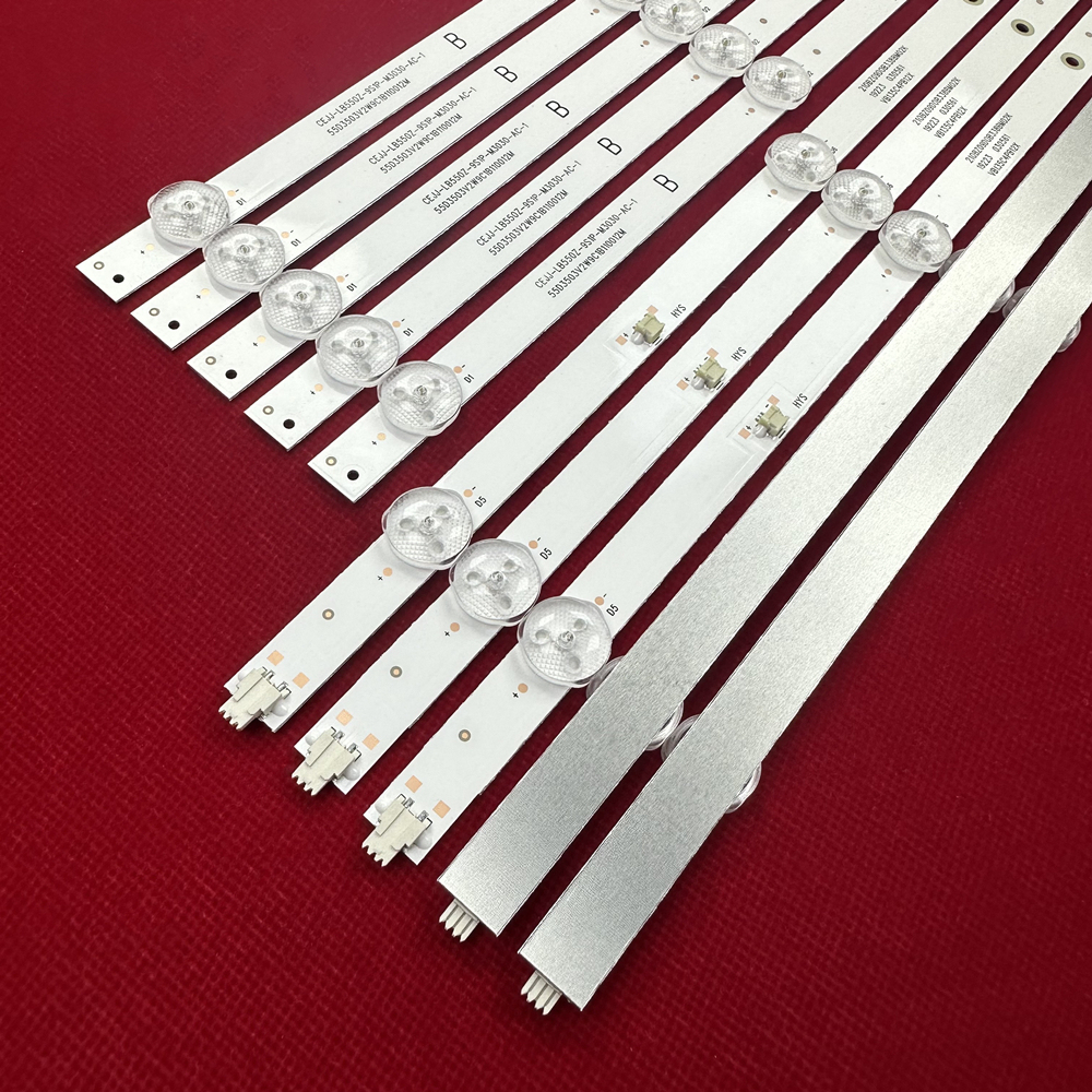 7Kits  LED Backlight Strip for 55pug6654 55pug6654/78 new CEJJ-LB550Z-9S1P-M3030-AC-1 55PUF7294/T3