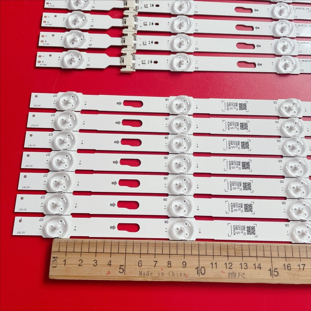 4Kits LED backlight strip for UN58MU6071 UN58MU6125 UN58MU6120 UE58MU6125 UA58NU7103 V7DU-580DCA-R0 580DCB LM41-00516A 00517A