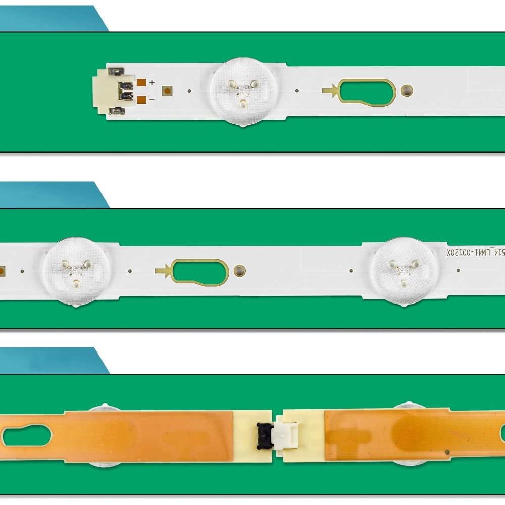 3Sets LED Strip(16)for  UA60KU6000W UE60KU6000 UE60JU6000 UN60JU7100 V5DU-600DCA 600DCB-R1 BN96-34806A 34805A 39664A 39663A