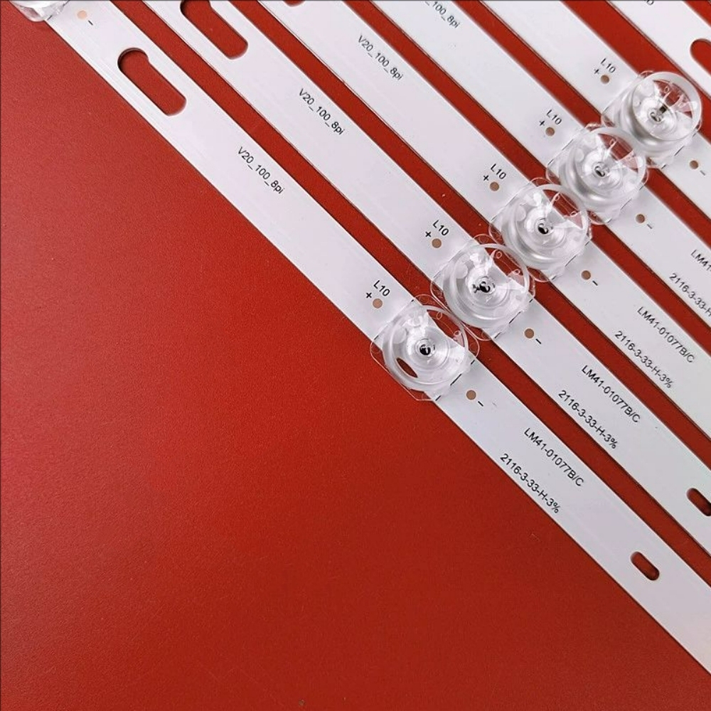 4Kits LED Strip For UN60TU7000 UN60TU8000 UN60AU7700 UN60TU7000FXZA UN60AU7700GXZD LM41-01077B LM41-01078B CFM_L5(1)_R1.0