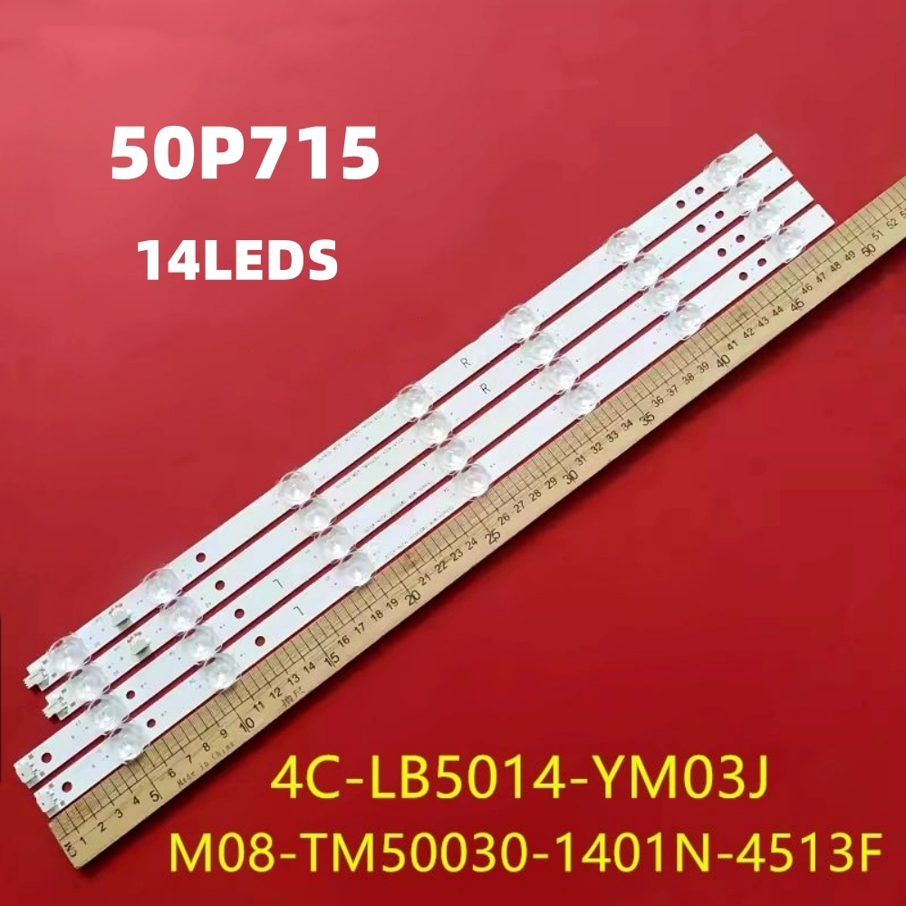 20Kits 14 LED Backlight Strip for 50P715 4C-LB5014-YM03J 4C-LB5014-YM04J M08-TM50030-1401N-4513F