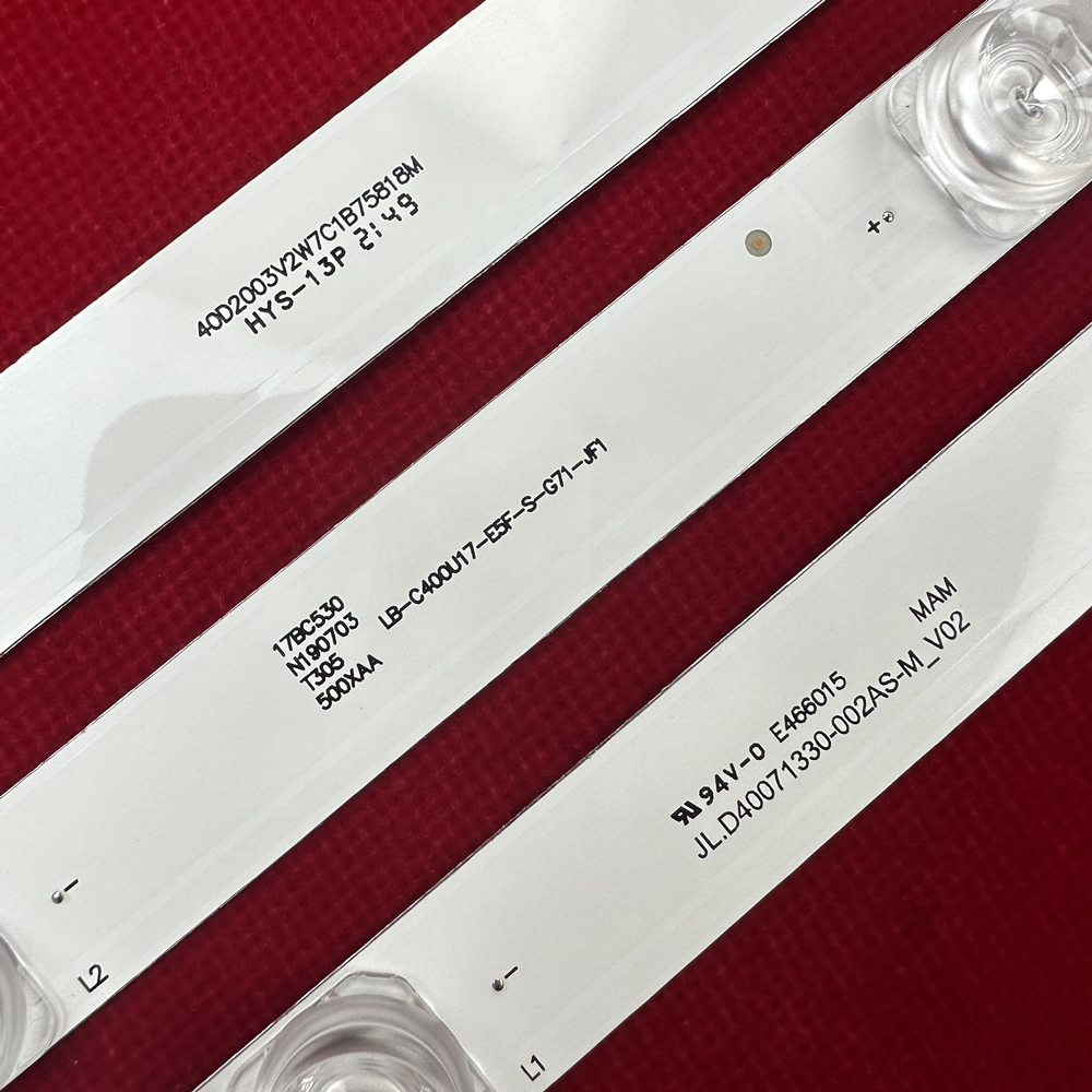 12Kits LED bar for PTV40E60SN PTV40E60 PTV40G50 PTV40G50SNS PTV40E60SNC JL.D40071330-002AS-M_V02 LB-C400U17-E5F-S-G71-JF1