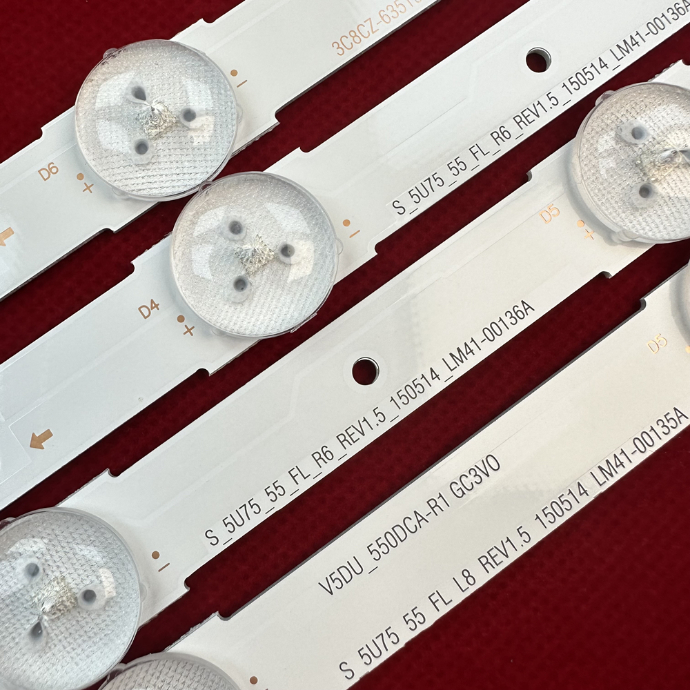 5Kits LED Backlight for Un55mu6100 Un55ku6000 Un55ju6000 UN55JU6500G UN55MU6100G UN55KU6000G UN55JU6000G UN55JU6100 UN55MU6300