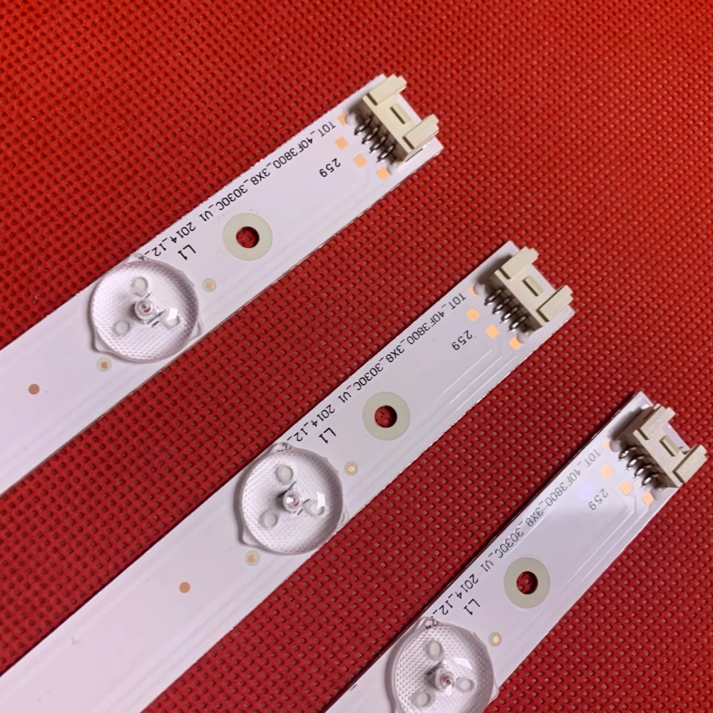 NEW 30PCS LED Backlight strip 8 lamp For L40s4700fs 40f3800 L40s4700 3V 78CM