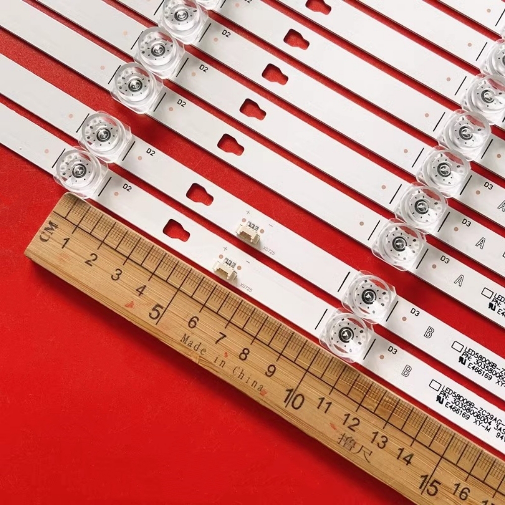 5Sets LED Strip FOR L58M5-4C LED58D06A-ZC29AG-07E LED58D06A-ZC29AG-05 30358006004 LED58D06B WR58UX4019 JVC LT-58MAW595