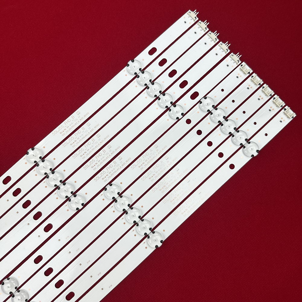 6Kits LED Backlight Strip for 55LJ5550 55UJ6300 55UJ6307 55UJ635V 55UJ634V 55UJ630V 55LJ5500 55UJ63_UHD 55LJ55_FHD A B