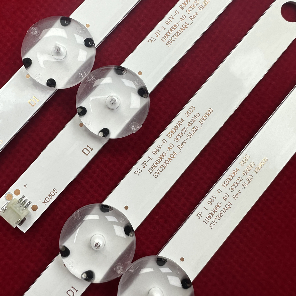 20Sets-40pcs LED Backlight for 32LH515 32LH570 32LH515B 32LH570B SVC320AP1_Rev04_5LED_160113 SVC320AQ4