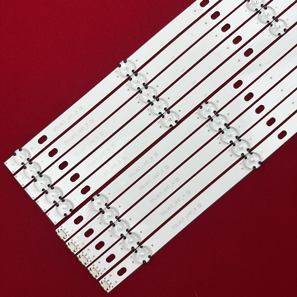 6Kits LED Backlight Strip for 55LJ5550 55UJ6300 55UJ6307 55UJ635V 55UJ634V 55UJ630V 55LJ5500 55UJ63_UHD 55LJ55_FHD A B