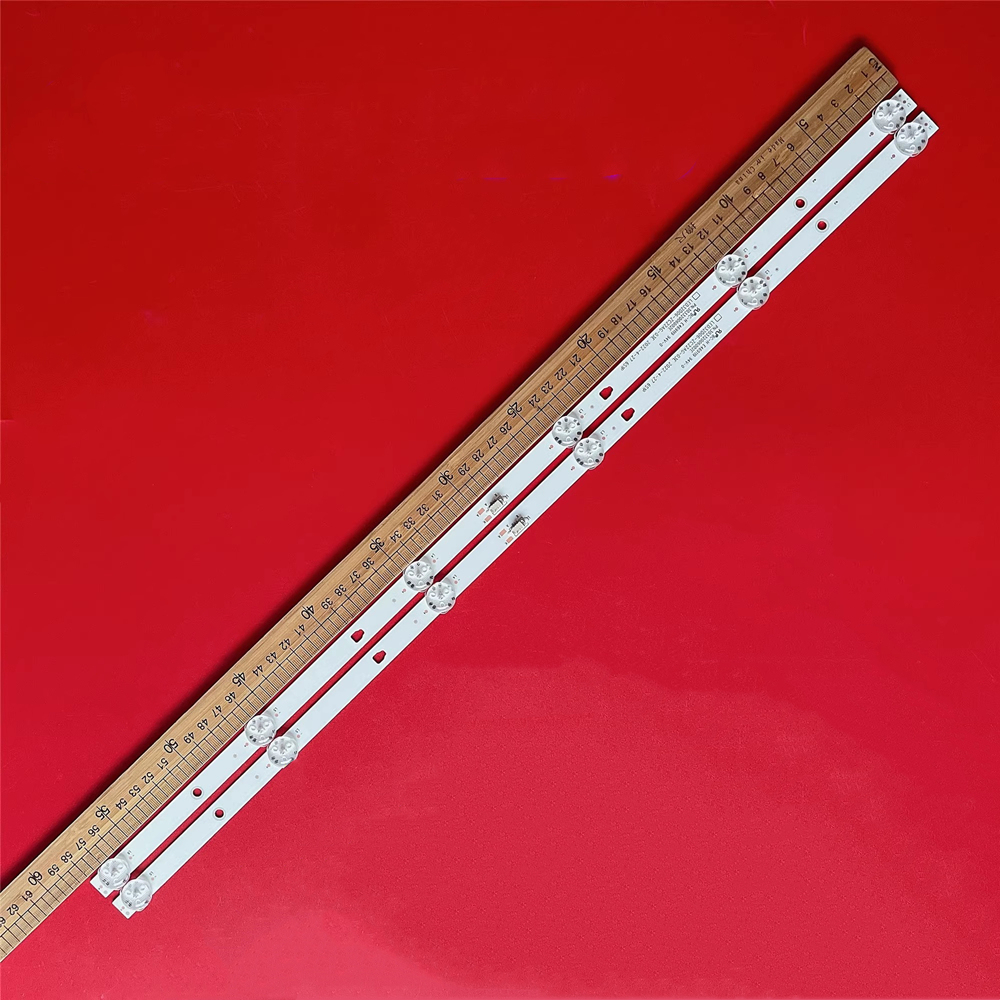 25Kits-50pcs LED backlight Strips 6LED For E1AA32R LED32D06-ZC22AG-03E 30332006002E JVC LT-32MAW205 LT-32C490 V320BJ8-Q01 LT-32MAW388