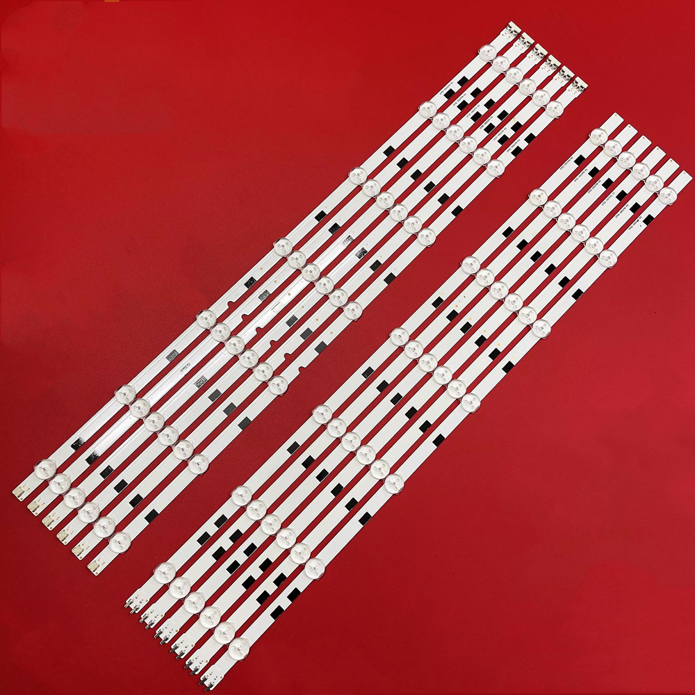 6Sets = 72 PCS LED Backlight strip for  UN58H5202 UN58H5005 UN58H5200 UN58H5203 DMGE-580SMB-R3 580SMA BN96-32772A 32771A