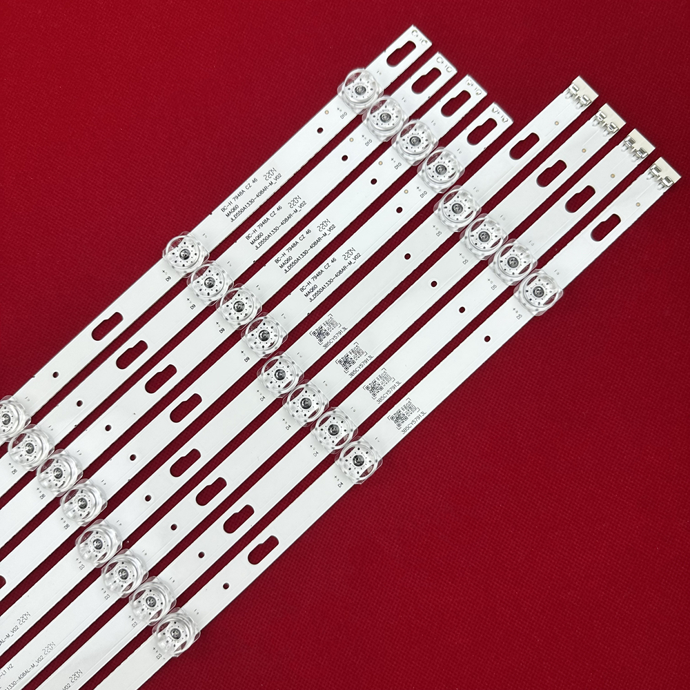 8Sets LED Backlight For UE55TU7170U UN55TU7000 55TU7000 55TU8000 SVC550F53/78_L R JL.D550A1330-408AR-M-V02 Un55tu8000 Un55tu8000f