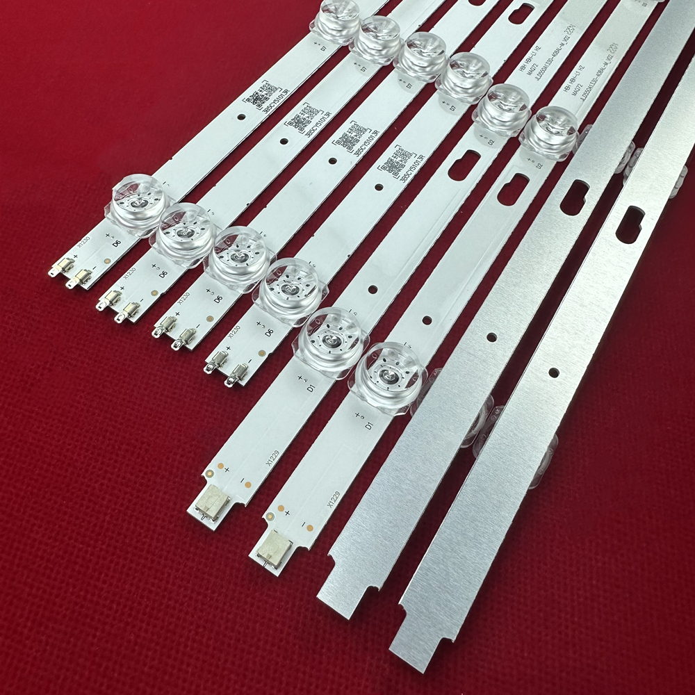 8Sets LED Backlight For UE55TU7170U UN55TU7000 55TU7000 55TU8000 SVC550F53/78_L R JL.D550A1330-408AR-M-V02 Un55tu8000 Un55tu8000f