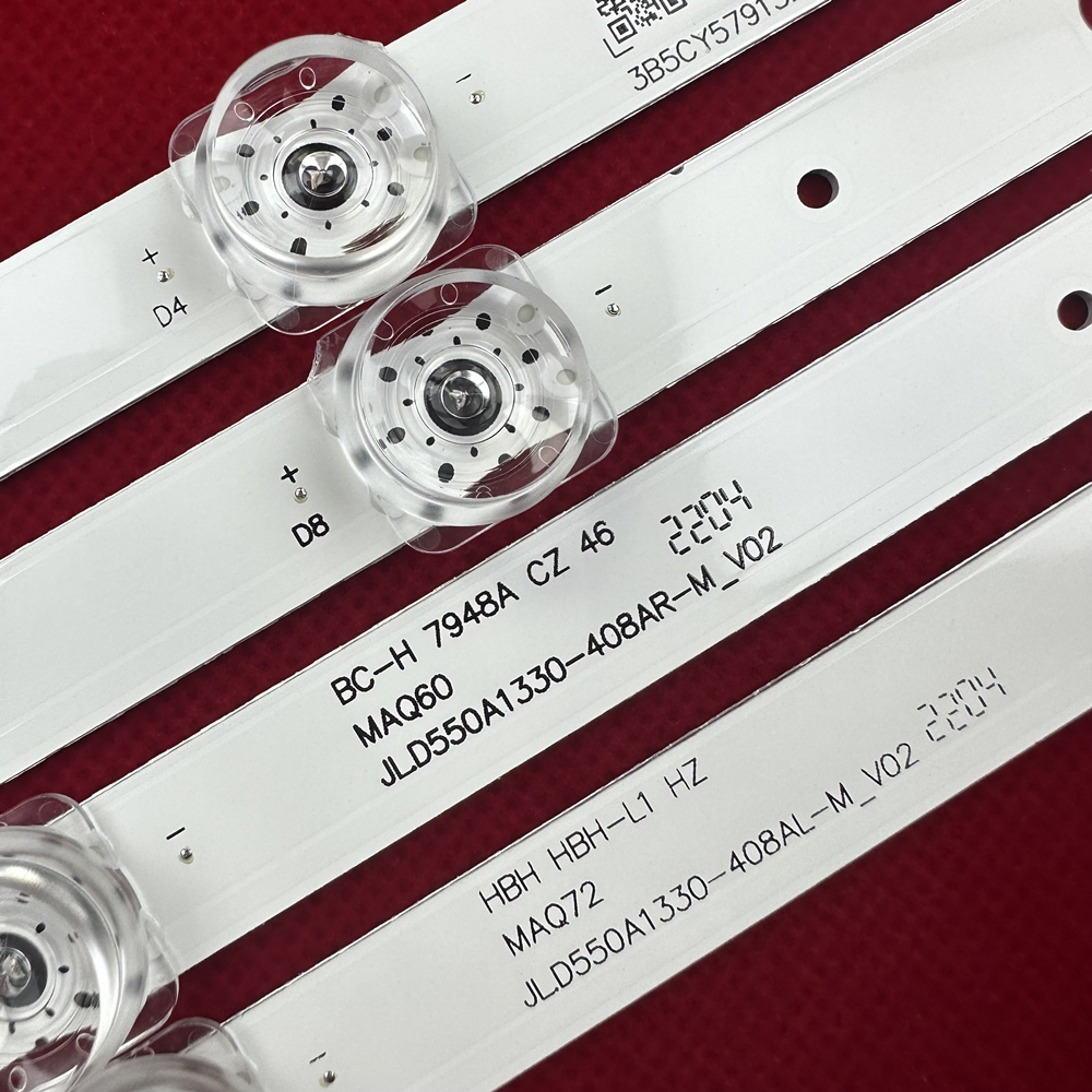 8Sets LED Backlight For UE55TU7170U UN55TU7000 55TU7000 55TU8000 SVC550F53/78_L R JL.D550A1330-408AR-M-V02 Un55tu8000 Un55tu8000f