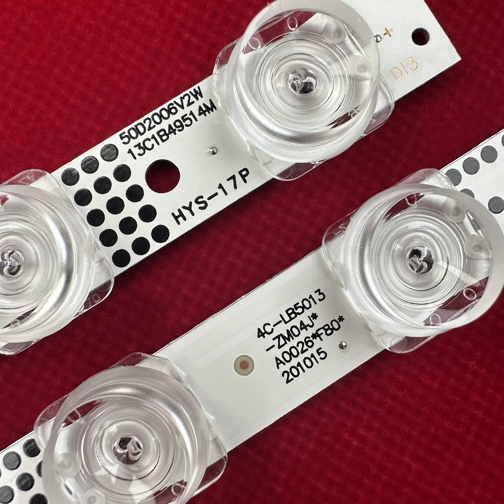 20Sets LED backlight strip 13LED GIC50LB45_3030F2.1D 4C-LB5013-ZM06J LVU500NDEL for TCL 50P615 50G61 50S525 50S435 50S434 50S43