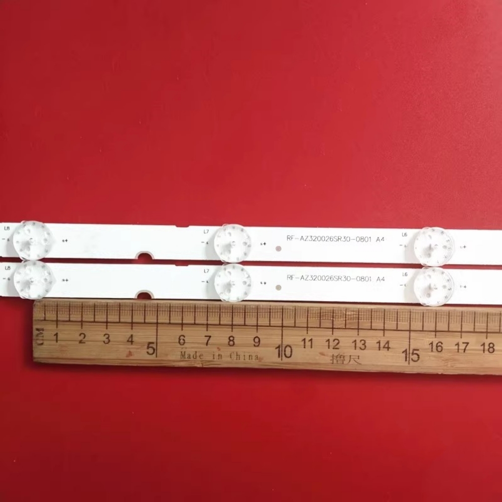 20Kits NEW  3V/LED 605mm LED Backlight strip 8 lamp For 32lm550bplb 32lm625bpsb 32lk610 32lm625b 32" TV JL.D32081235-001CS-M