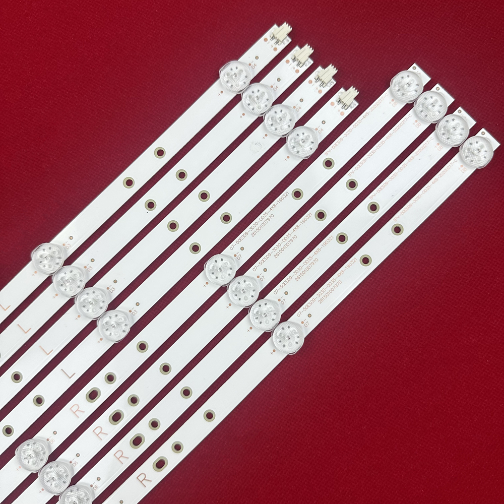 10Sets Led backlight For 50pug6654 50pug7625 50PUF7294 50PUS6654 07-50ES09-3030-0D35-4X8-190612 261501008490 LB-GM3030-GJPHP50