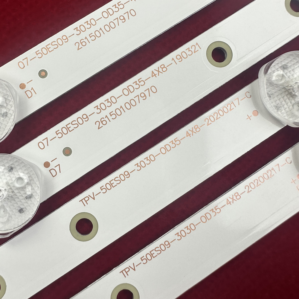 10Sets Led backlight For 50pug6654 50pug7625 50PUF7294 50PUS6654 07-50ES09-3030-0D35-4X8-190612 261501008490 LB-GM3030-GJPHP50