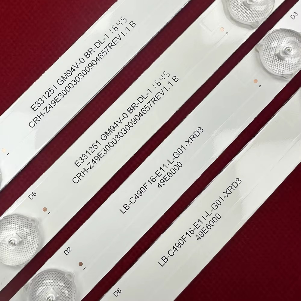 8Kits LED backlight bar for Philco strip tv Ph49u21dsgw Ptv49e68dswn Ph49f30 Ph49f30dsgw Ph49f30dsgwa Ph49f30dsgwac Ph49u21 Ptv49e68