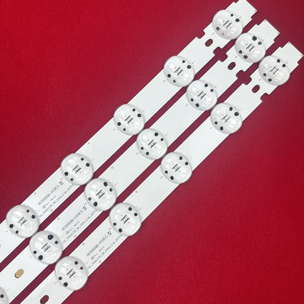 8kits LED Backlight Strip for 50UK6520PSA 50UK6520 50UK6510PSF 50UK6510 50UK6500 HC500DQN-VCUR/L 50UK63/65_INX VCUL5-A14X