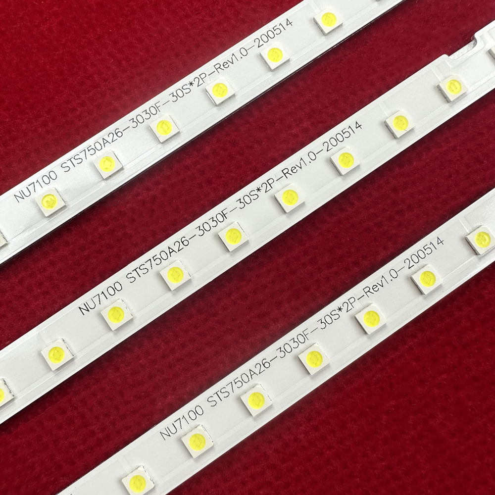 30Kits LED strip for  UN75RU7100 UE75NU7100 UN75NU7100 UN75NU6900 UN75NU6950 UN75NU7100G 75NU7100 UN75NU7100AG