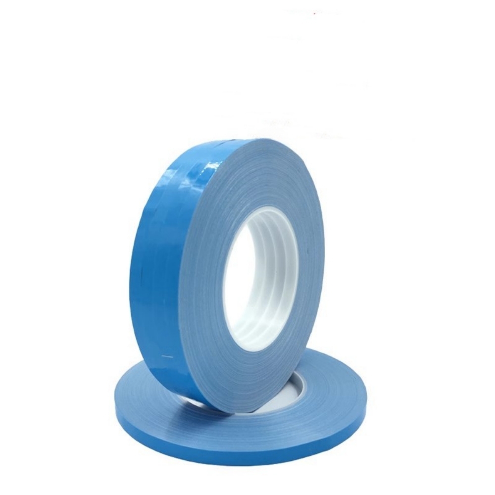 50M Double Side Thermal Conductive Tape 12mm Width Blue Heat Transfer Tape Adhesive Cooling Heatsink for Computer CPU GPU