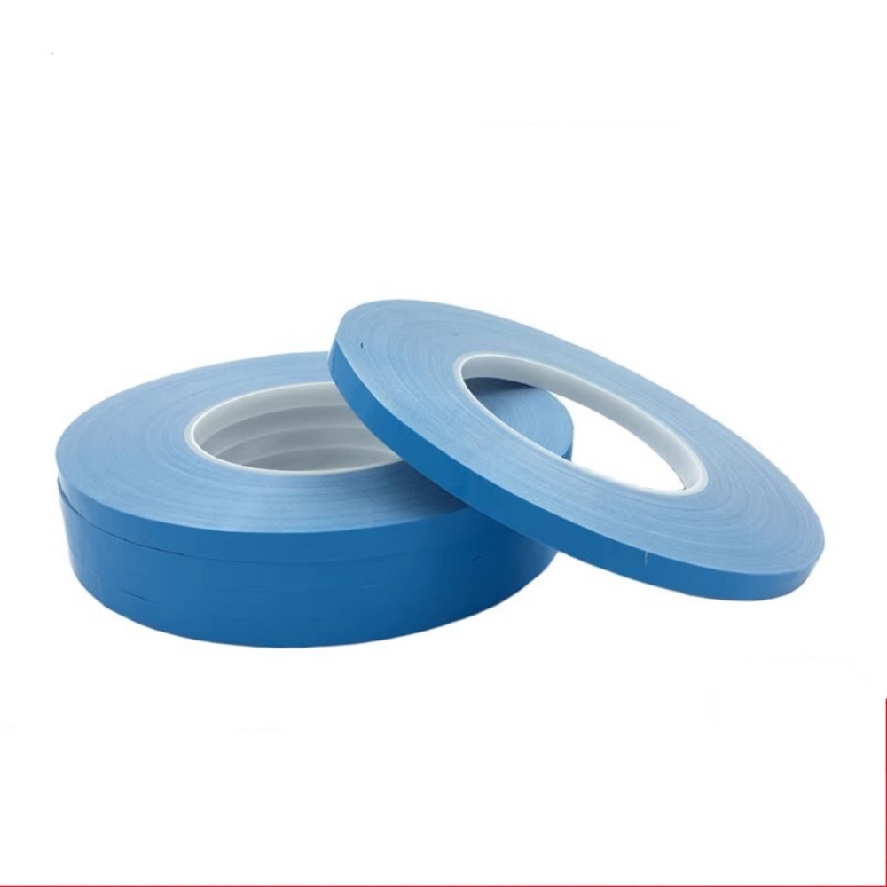 50M Double Side Thermal Conductive Tape 12mm Width Blue Heat Transfer Tape Adhesive Cooling Heatsink for Computer CPU GPU